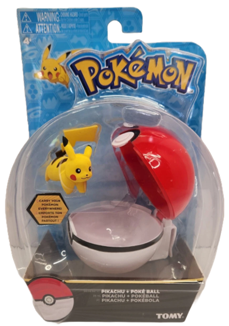 Pokemon Clip N Carry: 2-Inch Battle Figure & Poke Ball