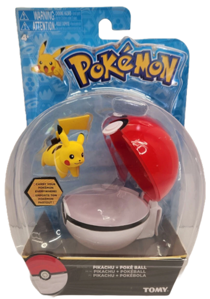 Pokemon Clip N Carry: 2-Inch Battle Figure & Poke Ball