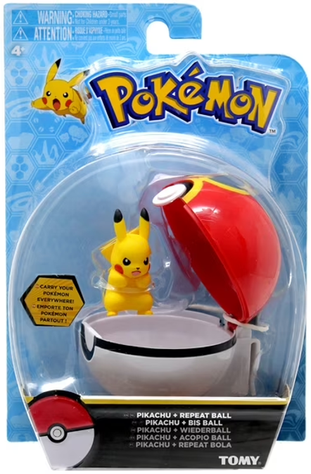 Pokemon Clip N Carry: 2-Inch Battle Figure & Poke Ball