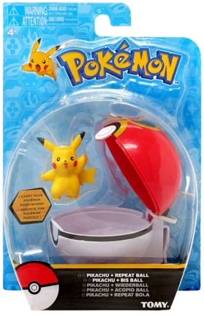 Pokemon Clip N Carry: 2-Inch Battle Figure & Poke Ball