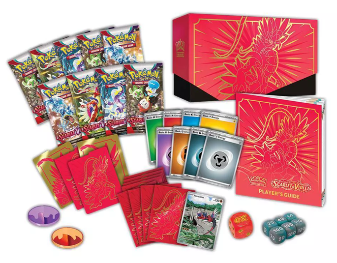 Pokémon TCG: Scarlet & Violet - Elite Trainer Box ETB - Red