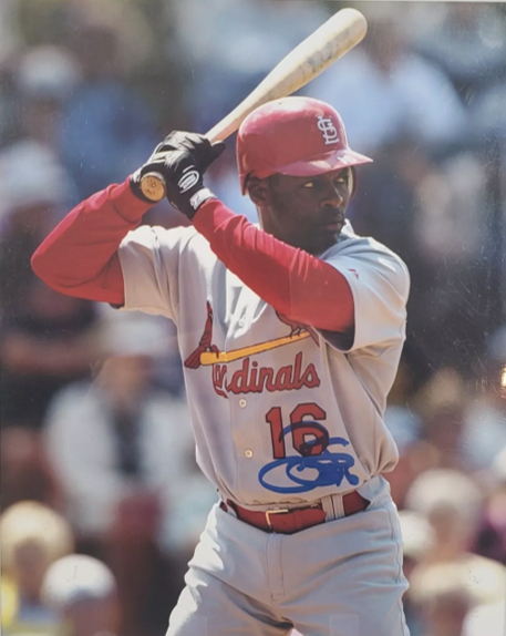 Reggie Sanders St. Louis Cardinals Autographed 8x10 - BCD DSA