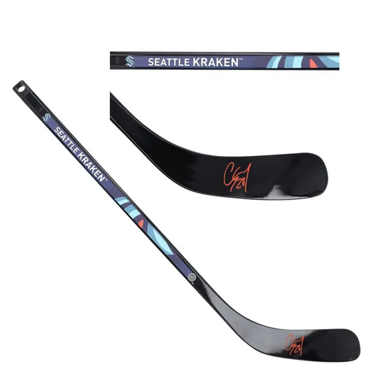 Carson Soucy Seattle Kraken Autographed Mini Composite Hockey Stick - FANATICS Authentic