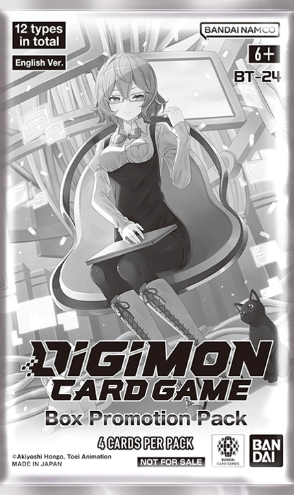 Digimon BT24: TIME STRANGER Booster Box Promotion Pack (4 Cards)