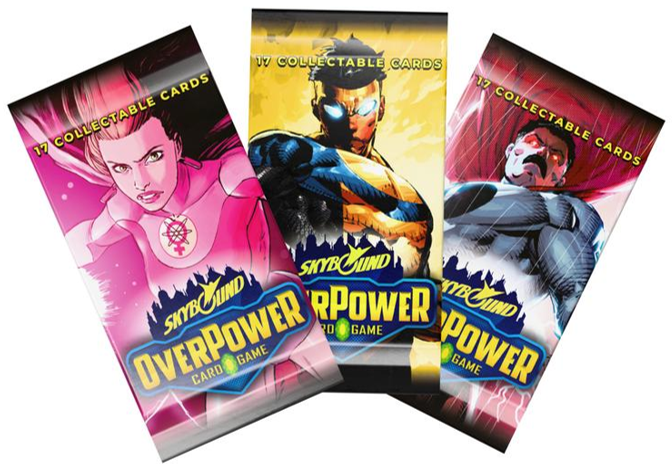 OverPower TCG: Skybound - Invincible/ The Walking Dead Booster Pack (17 Cards)
