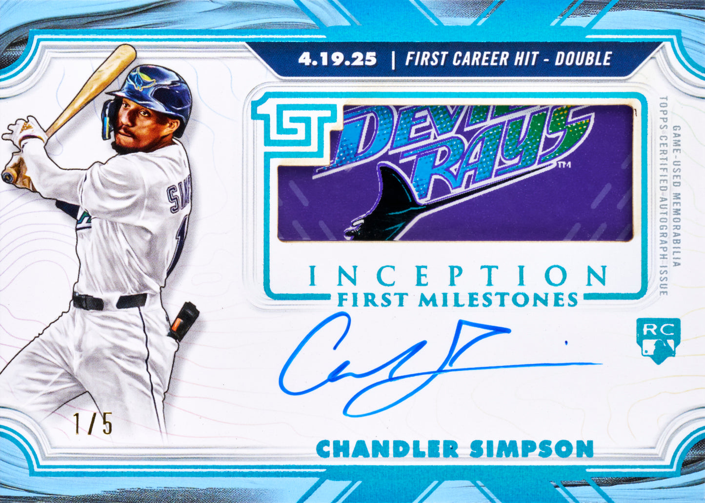 2025 Topps Inception Baseball Hobby Box (7 Cards)