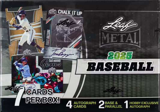 2025 Leaf Metal Baseball Hobby Box (7 Cards)