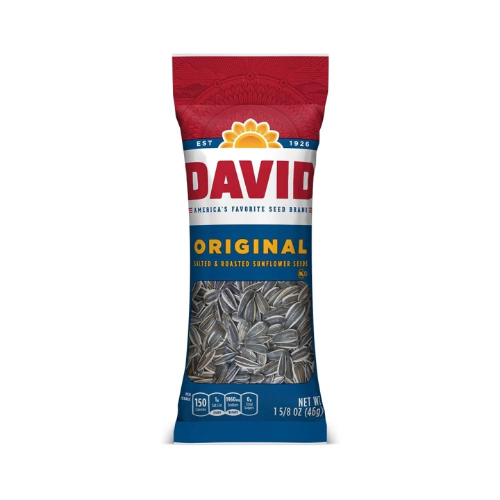 DAVID Sunflower Seeds - Original - 1.625oz - Snacks