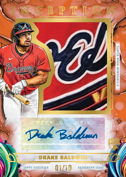 2025 Topps Inception Baseball Hobby Box (7 Cards)