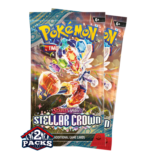 Pokemon Scarlet & Violet: Steller Crown Booster 2pks (10 Cards Each)