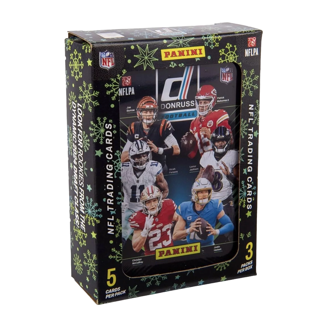 2024 Panini Donruss Football Holiday Tin (3 Packs)