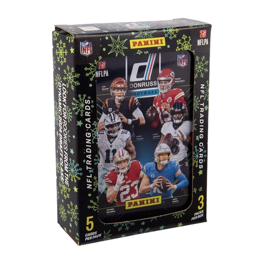 2024 Panini Donruss Football Holiday Tin (3 Packs)