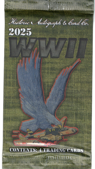 2025 Historic Autographs: World War 2 Hobby Pack (4 Cards)