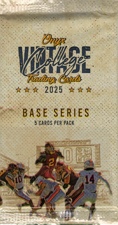 2025 Onyx College Football Hobby 2pk (5 Cards)