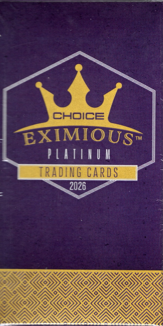 2026 Choice Eximious Platinum Hobby Box (5 Packs)