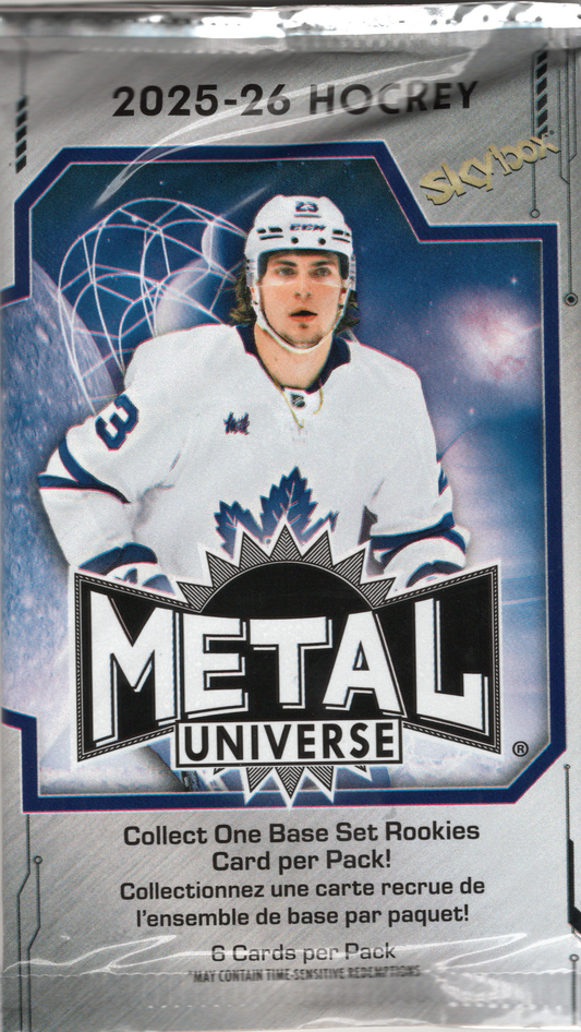 2025-26 Skybox Metal Universe Hockey Blaster Pack (6 Cards)