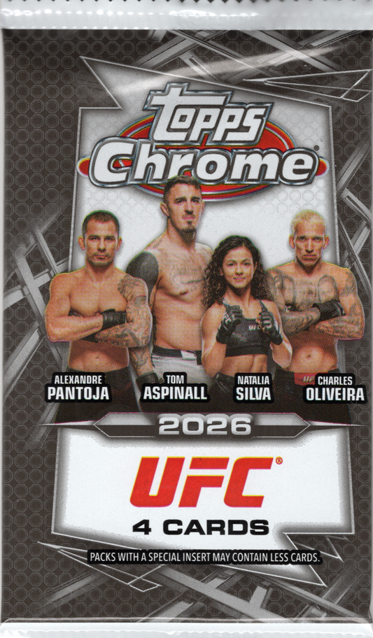 2026 Topps Chrome UFC Blaster Pack (4 Cards)
