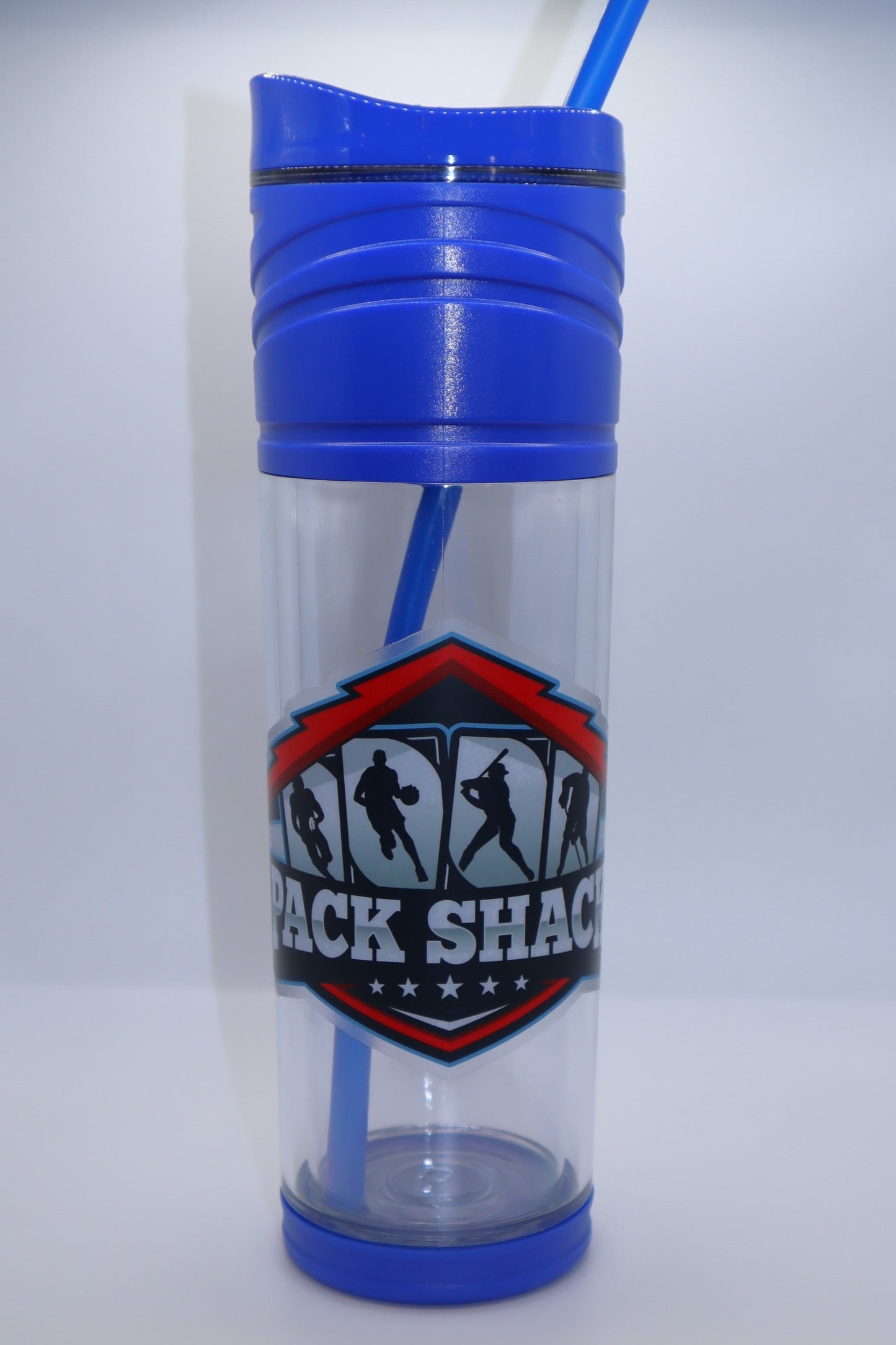 Pack Shack 16oz Acrylic Tumbler w/ Straw - Blue - Merch