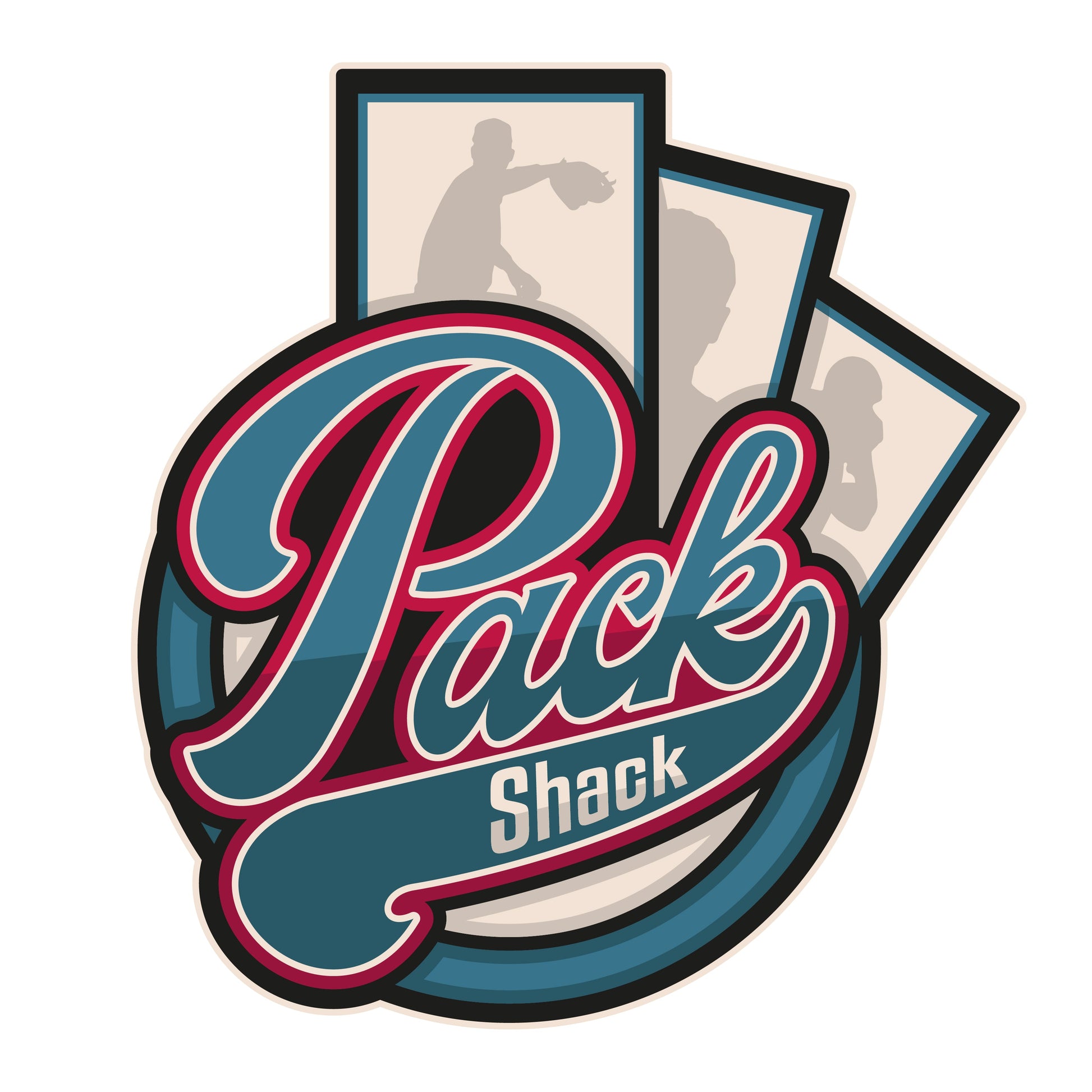 Pack Shack Retro Sticker - 3.75’ x 4’ - Merch