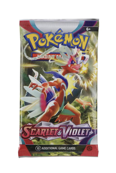 Pokemon Scarlet & Violet Booster Pack (10 Cards) - Collectibles